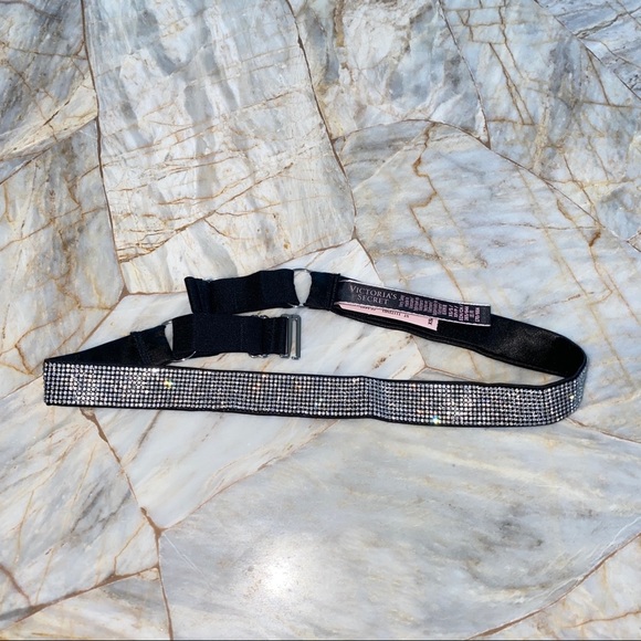 Victoria’s Secret Rhinestones Elastic Waistband Crystal Women\'s 1 In Dress Belt main image 7